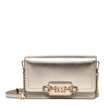 Pale Gold Heather Small Phone Chain Crossbody