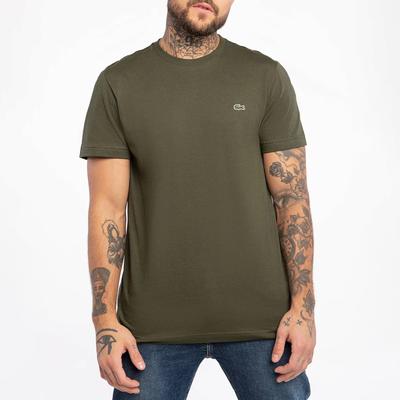 Lacoste olive deals green t shirt