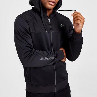 Black Zipped Hoodie