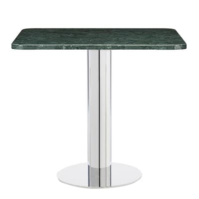 Tube Side Table, Marble Green