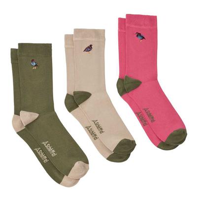 Multi Bamboo Sock (Box of 3)