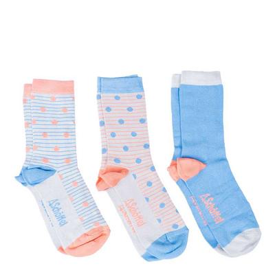 Multi Bamboo Sock (Box of 3)