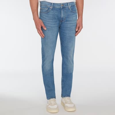 Mid Blue Paxtyn Stretch Jeans