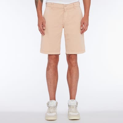 Pink Airweft Cotton Blend Chino Shorts