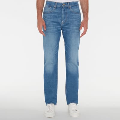Blue Cooper Straight Stretch Jeans