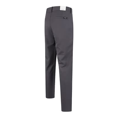Charcoal Calvin Klein Tapered Fit Stretch Trousers