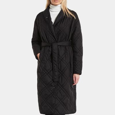 Black Freja Longline Coat