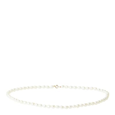 White Freshwater Pearl Bracelet 