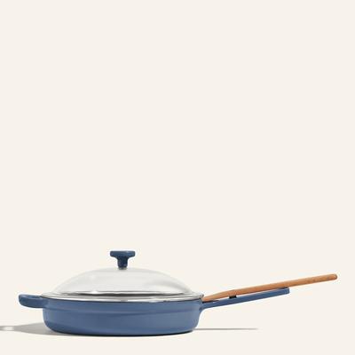 Blue Salt Cast Iron Always Pan