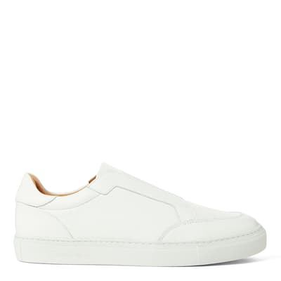 Pesaro White grained leather