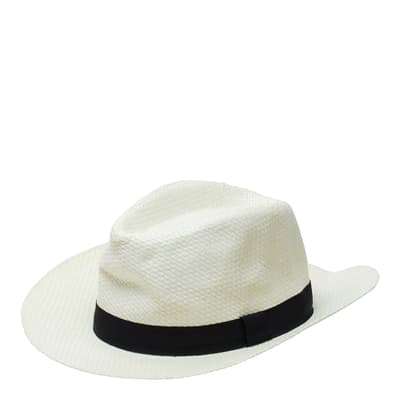 Cream Beige Straw Hat 