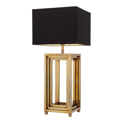 Menaggio Table Lamp, Vintage Brass