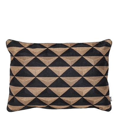 Mist Cushion Rectangular, Black & Gold