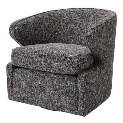 Dorset Swivel Chair, Cambon Black