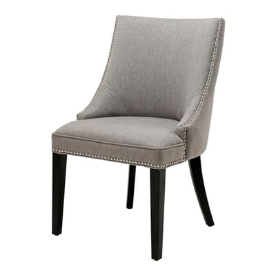 Bermuda Dining Chair, Herringbone Brown/Grey