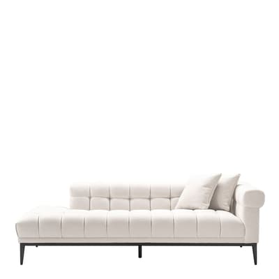 Aurelio Lounge Sofa Right, Avalon White