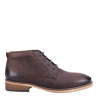 Brown Harescombe Leather Ankle Boot