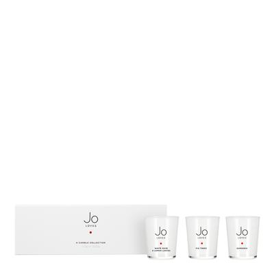 Candle Collection: Gardenia, White Rose & Lemon Leaves + Fig Trees (3x70g)