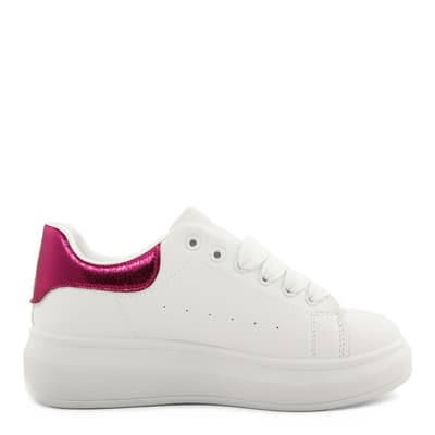 White/Pink Trainers