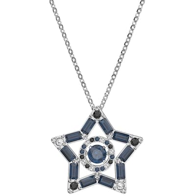 Blue Stella Pendant Necklace