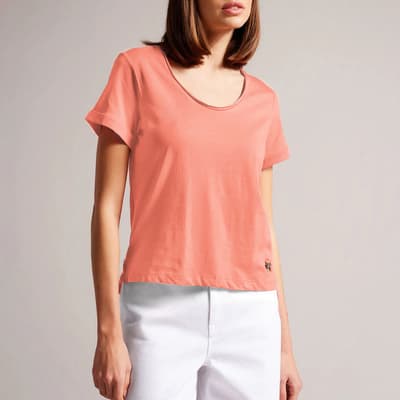 Coral Miarna Easy Fit T-Shirt