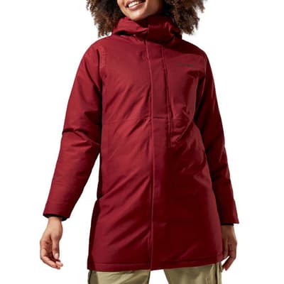 Dark Red Hinderwick Waterproof Jacket