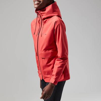 Red Highraise Waterproof Jacket