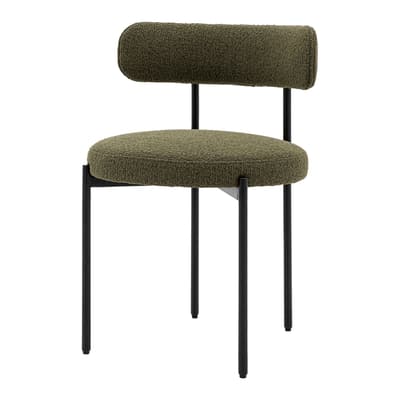 Set of 2 Leona Dining Chair, Green