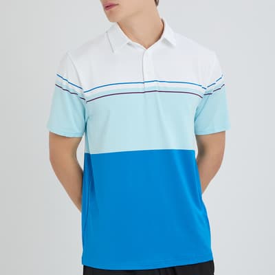 White/Blue Polo Shirt