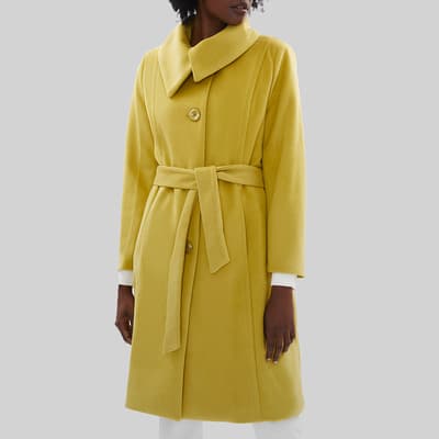 Yellow Belted Coat