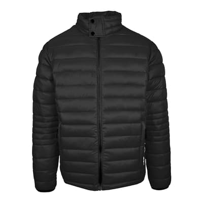 Black Padded Lightweight Jacket