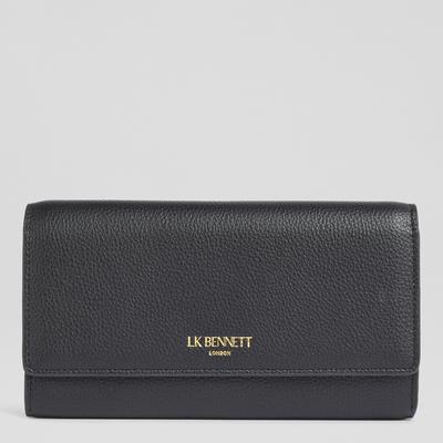 Black Arya Leather Matinee Purse