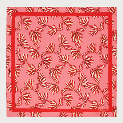 Red Roo Silk Scarf