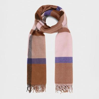 Brown Elsa Wool Blend Scarf