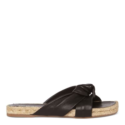 Black Coco Leather Sandals