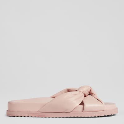 Valencia Pin-Pink Flat Sandals