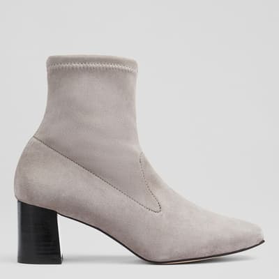 Warm Grey Amira Ankle Boots
