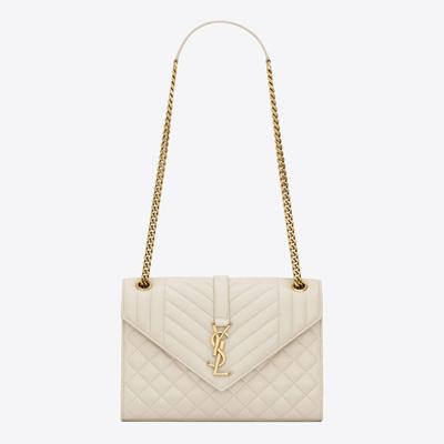 Blanc Vintage YSL Medium Envelope Crossbody