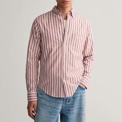 Pink Archive Oxford Stripe Cotton Shirt