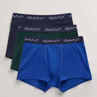 Navy/Green/Blue 3-Pack Boxers