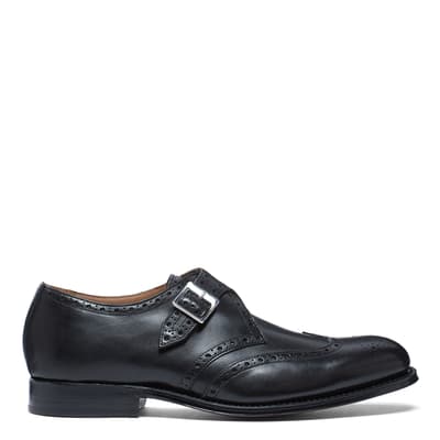 Black Basil Leather Formal Shoes