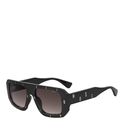 Black Shaded Rectangular Sunglasses