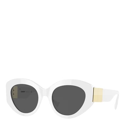 Women's White Burberry Sunglasses 51mm