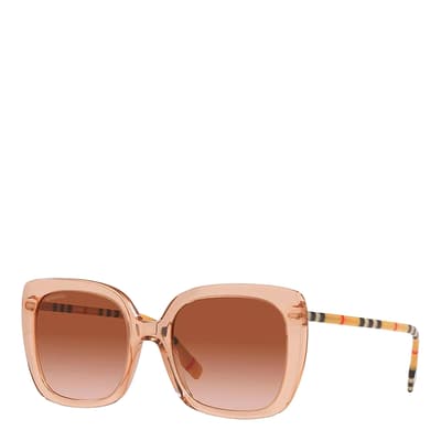 Women's Gold Burberry Sunglasses 54mm
