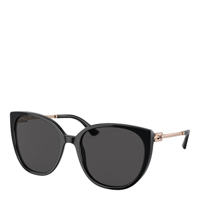 Women's Black Bvlgari Sunglasses 56mm