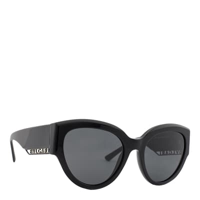Women's Black Bvlgari Sunglasses 55mm