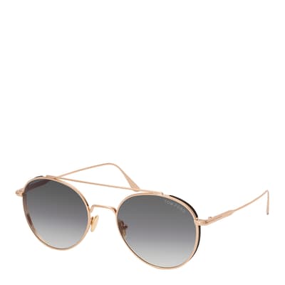 Men's Gold Tom Ford Sunglasses 54mm