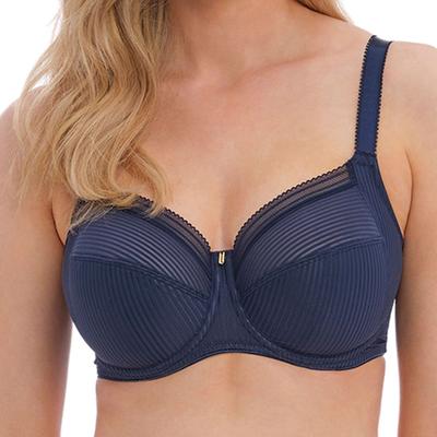 Navy Fusion Full Cup Side Support Bra