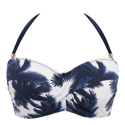 Navy Carmelita Avenue Bandeau Bikini Top