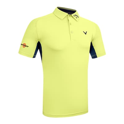 Lime Green Callaway Odyssey Blocked Polo